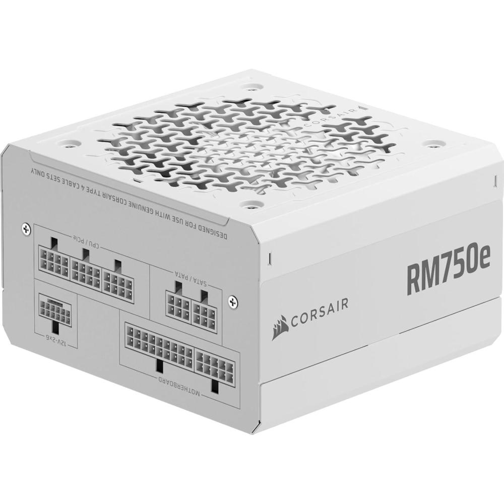 imageCORSAIR RM650e 2025 Fully Modular LowNoise ATX Power Supply with 12V2x6 Cable  ATX 31 ampamp PCIe 51 Compliant Cybenetics Gold Efficiency 105CRated Capacitors Modern Standby Mode  BlackWhite
