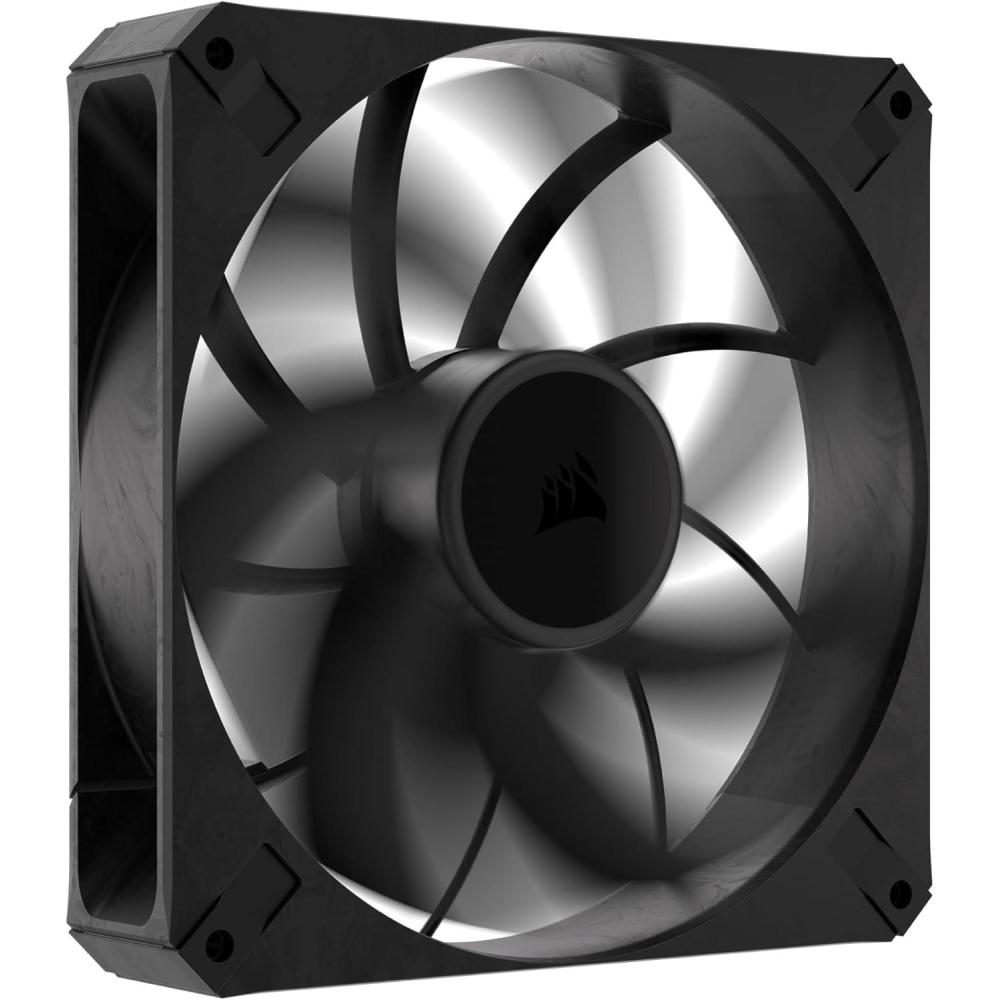 imageCORSAIR RS120 MAX 120mm PWM Thick Fan  High Static Pressure  Liquid Crystal Polymer Construction  Single Fan  Black1 x 140mm