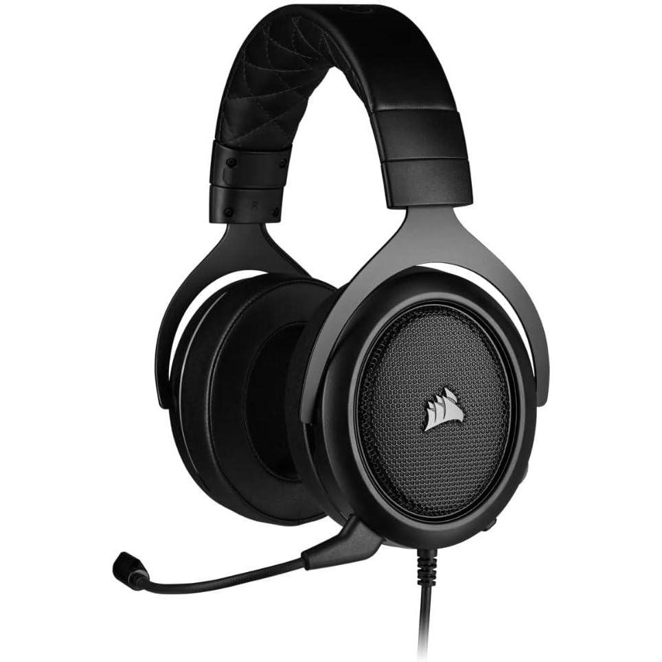imageCorsair HS55 Wireless Multiplatform Lightweight Gaming Headset with Bluetooth  Dolby 71 Surround Sound  iCUE Compatible  PC PS5 PS4 Nintendo Switch Mobile  BlackCarbon