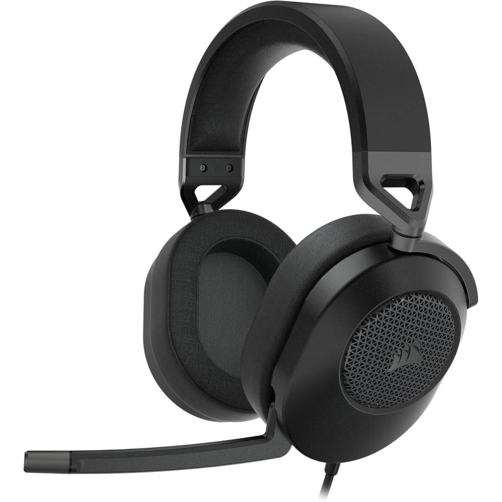 imageCorsair HS65 Surround Multiplatform Wired Gaming Headset  Dolby Atmos  SonarWorks SoundID  iCUE Compatible  PC Mac PS5 PS4 Xbox Nintendo Switch Mobile  CarbonCarbon