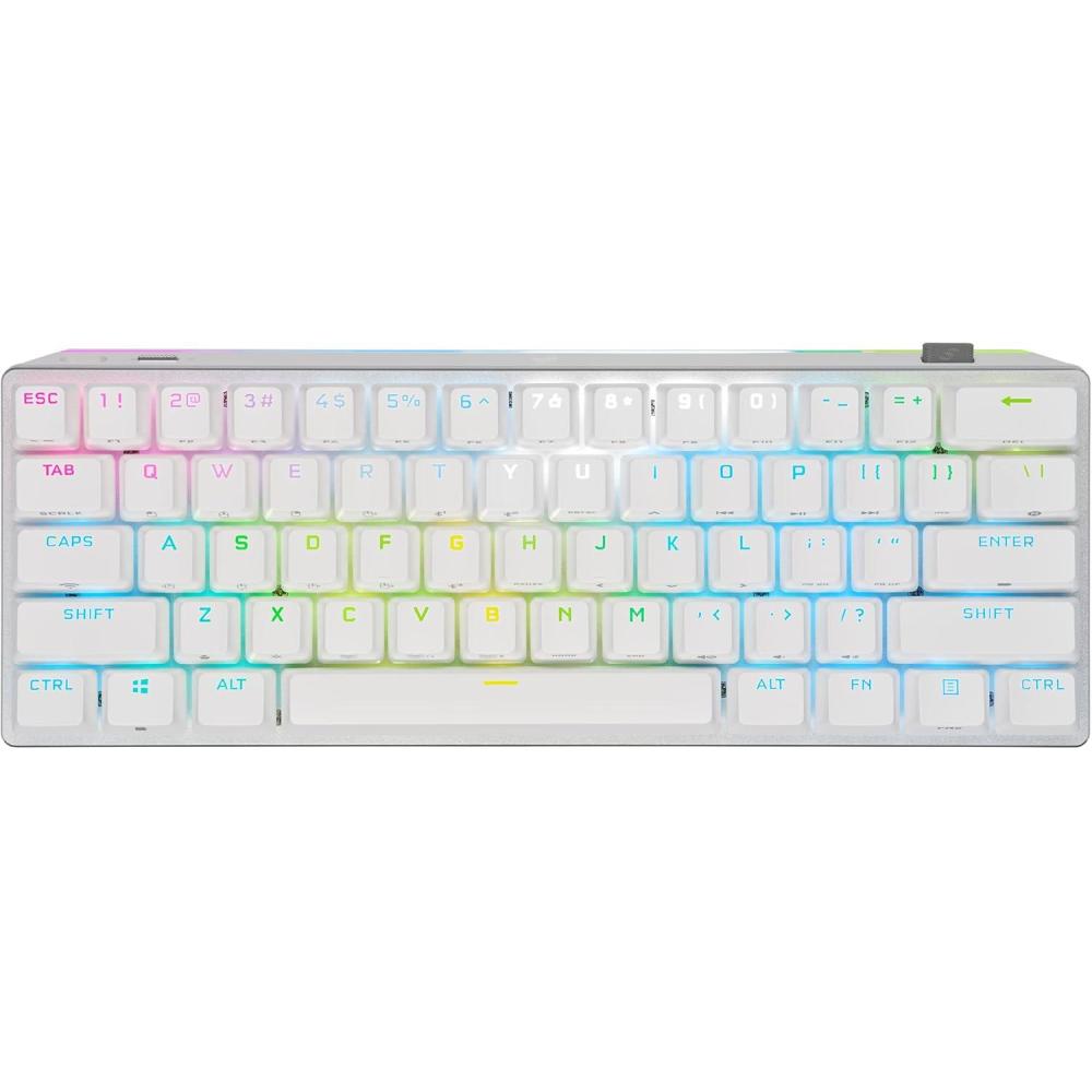 imageCorsair K65 PRO Mini RGB 65 OpticalMechanical Wired Gaming Keyboard  OPX Switches  PBT DoubleShot Keycaps  iCUE Compatible  QWERTY NA Layout  BlackWhite