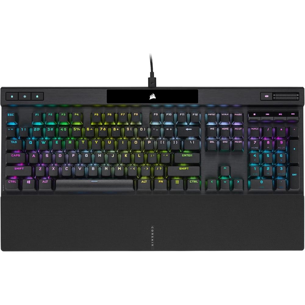 imageCorsair K70 RGB PRO Mechanical Wired Gaming Keyboard  Cherry MX Brown Tactile Switches  8000hz HyperPolling  PBT DoubleShot Keycaps  iCUE Compatible  PC Mac Xbox  QWERTY NA  BlackK70 RGB PRO