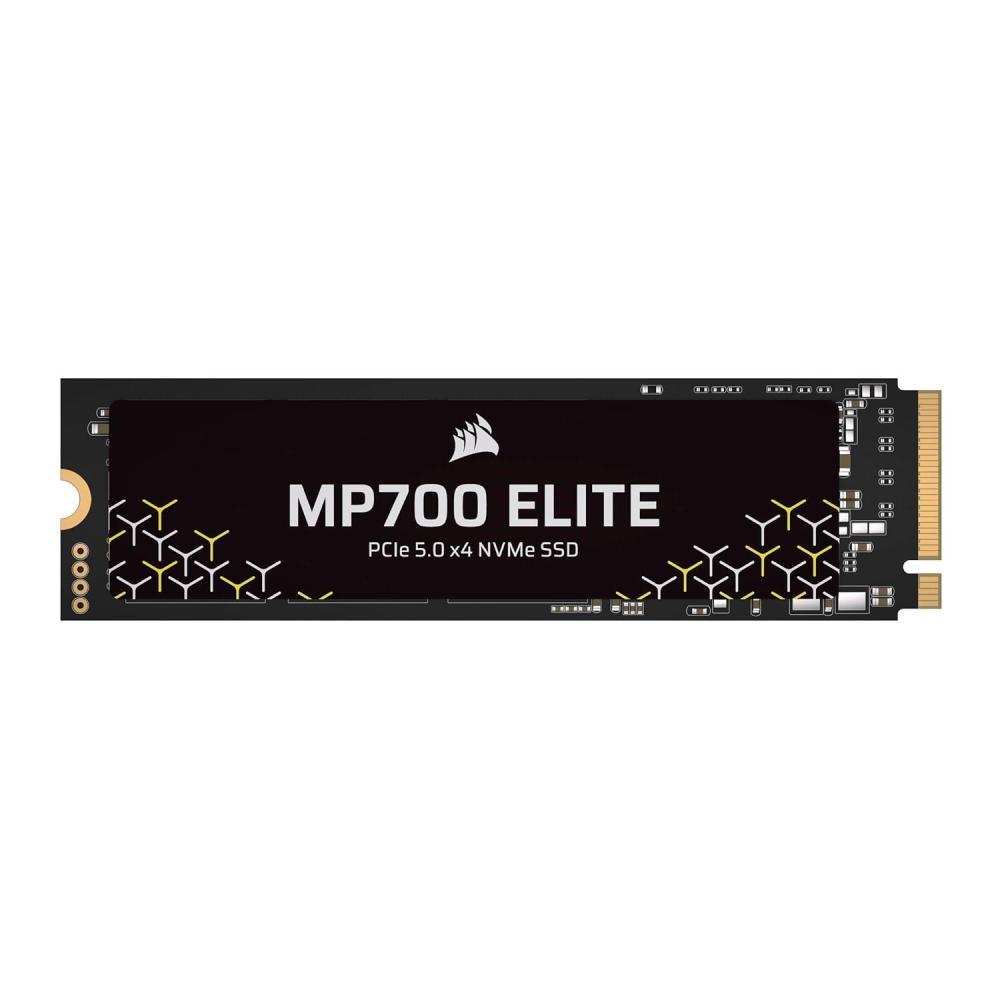 imageCorsair MP700 Elite 4TB PCIe 50 NVMe M2 SSD with Heatsink  Up to 9400 MBs Read 8100 MBs Write Gen5 Speed for PC ampamp Laptop  BlackWithout Heatsink