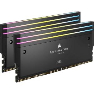 CORSAIR Dominator Titanium DDR5 RGB Light Enhancement Kit – 2X Modules – 0GB RAM – CORSAIR iCUE Compatible – Black