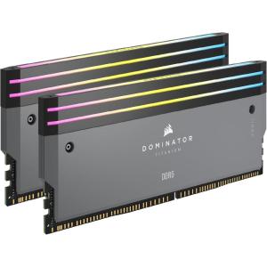 CORSAIR Dominator Titanium DDR5 RGB Light Enhancement Kit – 2X Modules – 0GB RAM – CORSAIR iCUE Compatible – Gray