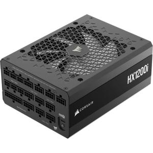 CORSAIR HX1200i (2025) Fully Modular Ultra-Low Noise ATX Power Supply with 12V-2×6 Cable – ATX 3.1 & PCIe 5.1 Compliant, Cybenetics Platinum Efficiency, Fluid Dynamic Bearing Fan – Black(1200 Watts)