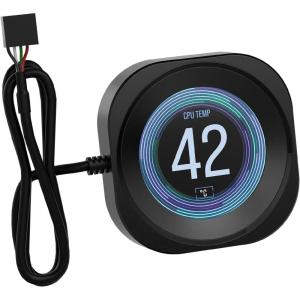 CORSAIR Nautilus RS LCD Module – for Nautilus RS and Nautilus RS ARGB AIO CPU Coolers – 2.1″ IPS LCD Screen, Easy Tool-Free Installation – Black(Black)