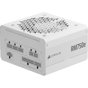 CORSAIR RM650e (2025) Fully Modular Low-Noise ATX Power Supply with 12V-2×6 Cable – ATX 3.1 & PCIe 5.1 Compliant, Cybenetics Gold Efficiency, 105°C-Rated Capacitors, Modern Standby Mode – Black(White)