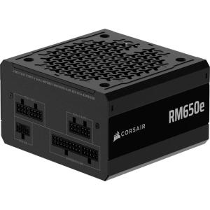 CORSAIR RM650e (2025) Fully Modular Low-Noise ATX Power Supply with 12V-2×6 Cable – ATX 3.1 & PCIe 5.1 Compliant, Cybenetics Gold Efficiency, 105°C-Rated Capacitors, Modern Standby Mode – Black(Black)