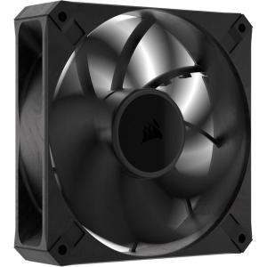 CORSAIR RS120 MAX 120mm PWM Thick Fan – High Static Pressure – Liquid Crystal Polymer Construction – Single Fan – Black(1 x 120mm)