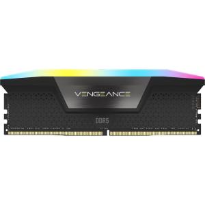 CORSAIR Vengeance RGB DDR5 RAM 16GB (1x16GB) 5600MHz CL40 Intel XMP iCUE Compatible Computer Memory – Black (CMH16GX5M1B5600C40)(Black)