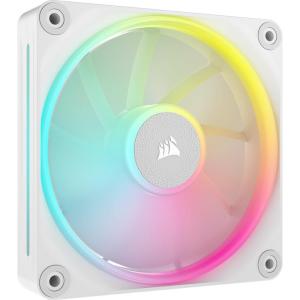 CORSAIR iCUE Link LX120 RGB 120mm PWM Fan Single Pack – Dual Light Loops – Requires iCUE Link System Hub (Sold Separately) – CORSAIR AirGuide Technology – Black(White)