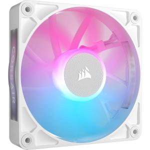 CORSAIR iCUE Link RX120 RGB 120mm PWM Fans with iCUE Link System Hub – Magnetic Dome Bearing – Triple Pack – White(White)
