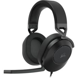 Corsair HS65 Surround Multiplatform Wired Gaming Headset – Dolby Atmos – SonarWorks SoundID – iCUE Compatible – PC, Mac, PS5, PS4, Xbox, Nintendo Switch, Mobile – Carbon(Carbon)