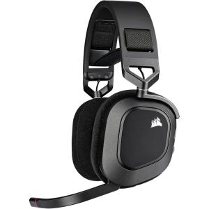 Corsair HS80 RGB Wireless Multiplatform Gaming Headset – Dolby Atmos – Lightweight Comfort Design – Broadcast Quality Microphone – iCUE Compatible – PC, Mac, PS5, PS4 – Black(Black)