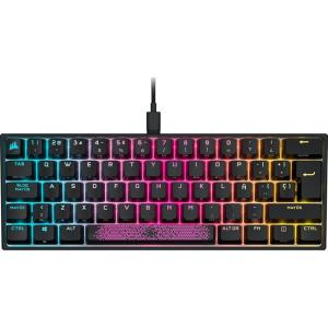 Corsair K65 PRO Mini RGB 65% Optical-Mechanical Wired Gaming Keyboard – OPX Switches – PBT Double-Shot Keycaps – iCUE Compatible – QWERTY NA Layout – Black(Black)