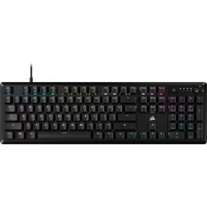 Corsair K70 CORE RGB Mechanical Wired Gaming Keyboard – Pre-Lubed MLX Red Linear Switches, SOCD, ABS Double-Shot Keycaps, Sound Dampening, Media Control Dial, 1000Hz Polling, QWERTY NA – Black(K70 CORE)