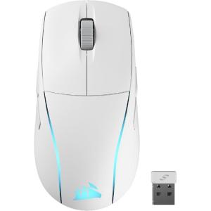 Corsair M75 Wireless RGB Lightweight FPS Gaming Mouse – 26,000 DPI – Swappable Side Buttons – iCUE Compatible – PC – White(White)