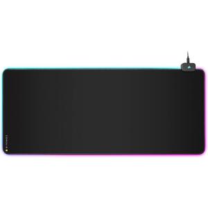 Corsair MM700 RGB Extended 3XL Cloth Gaming Mouse Pad/Desk Mat – Massive 1,220mm x 610mm (48” x 24”) Cloth Surface, 360° Three-Zone RGB Lighting, Two USB Ports – Black(36.6L x 15.8W inches)
