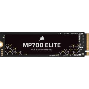 Corsair MP700 Elite 2TB PCIe 5.0 x4 NVMe M.2 SSD – Up to 10,000MB/sec – High-Density 3D TLC NAND – M.2 2280 – DirectStorage Compatible – Black(Without Heatspreader)