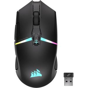 Corsair NIGHTSABRE RGB Wireless Gaming Mouse for FPS, MOBA – 26,000 DPI – 11 Programmable Buttons – Up to 100hrs Battery – iCUE Compatible – Black(NIGHTSABRE / Wireless)