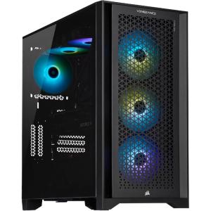Corsair Vengeance a7400 Series Gaming PC – Liquid Cooled AMD Ryzen 5 9600X CPU – NVIDIA GeForce RTX 4060 GPU – 32GB Vengeance RGB DDR5 Memory – 1TB M.2 SSD – Black(Ryzen 9 7900X / 4090)