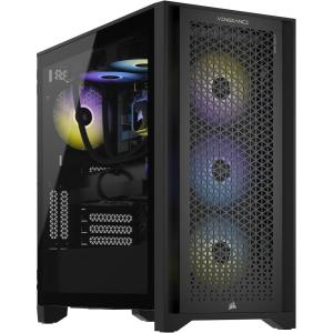 Corsair Vengeance a7400 Series Gaming PC – Liquid Cooled AMD Ryzen 5 9600X CPU – NVIDIA GeForce RTX 4060 GPU – 32GB Vengeance RGB DDR5 Memory – 1TB M.2 SSD – Black(Ryzen 7 7700X / 4070)