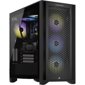 Corsair Vengeance a7400 Series Gaming PC – Liquid Cooled AMD Ryzen 5 9600X CPU – NVIDIA GeForce RTX 4060 GPU – 32GB Vengeance RGB DDR5 Memory – 1TB M.2 SSD – Black(Ryzen 9 9900X / 4090)