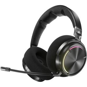 Corsair Virtuoso MAX Wireless Gaming Headset – Dolby Atmos, Active Noise Cancelling, Sonarworks SoundID, Simultaneous 2.4GHz Wireless & Bluetooth, 50mm Graphene Drivers, PC, Mac, PS5/PS4 – Silver(Carbon)