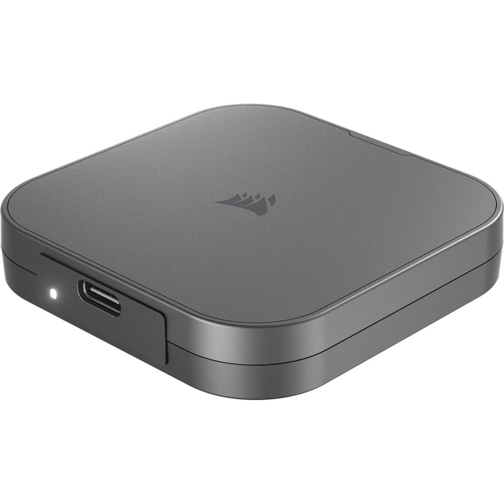 imageCORSAIR EX300U 2TB Portable External USBC SSD  USB 32 TypeC Gen2 Connection Plug and Play MagSafe Cable Included  Windows PC macOS iOS iPadOS Android  GrayGray 1TB