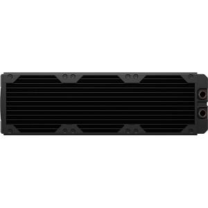 CORSAIR Hydro X Series XR7 480mm V2 Custom Cooling Radiator – Compatible with iCUE Link Fans, 4x120mm Fan Mounts, Screw Protection Plates, G1/4” Threads – Black(360 mm)