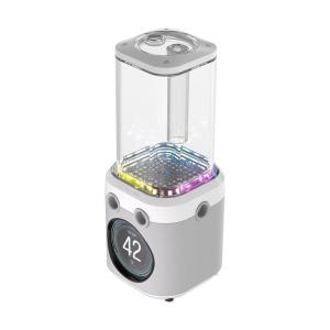 CORSAIR iCUE Link XD6 RGB Elite LCD Pump/Reservoir Unit – FlowDrive Max Pump, 480×480 IPS LCD Screen, Built-in Temperature Sensor, 22 Addressable RGB LEDs, 440ml Nylon Reservoir – Stealth Gray(White)