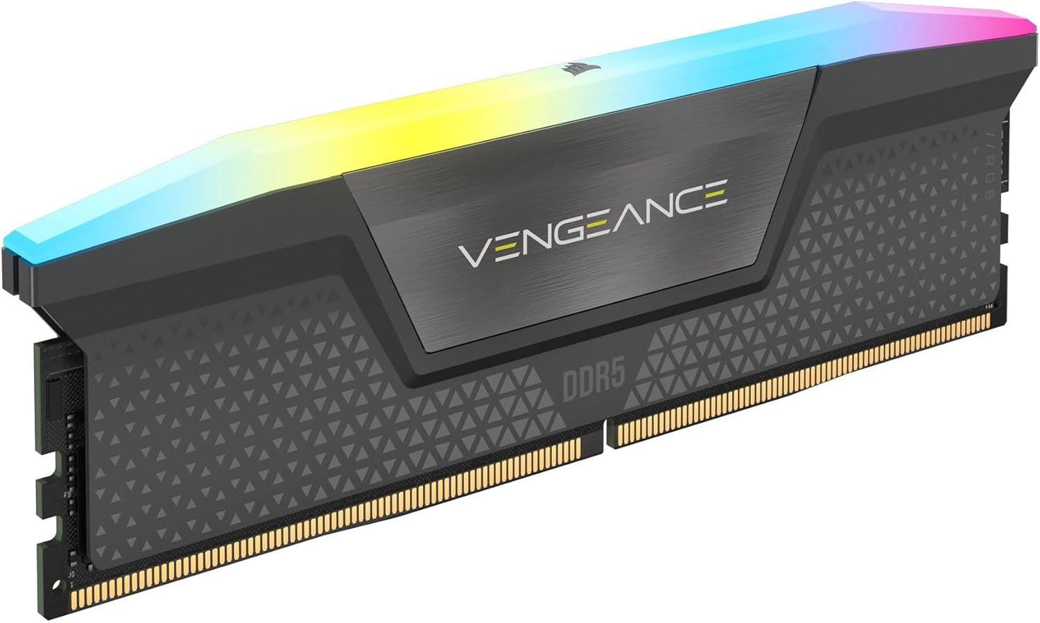 imageCORSAIR Vengeance DDR5 RAM 16GB 1x16GB 5600MHz CL40404077 125V AMD Expo Intel XMP 30 Desktop Computer Memory  Gray CMK16GX5M1B5600Z4016GB 1 x 16GB