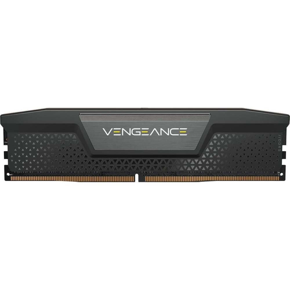 imageCORSAIR Vengeance DDR5 RAM 32GB 1x32GB 5200MHz CL40404077 125V Intel XMP 30 Desktop Computer Memory  Black CMK32GX5M1B5200C40Black