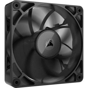 CORSAIR iCUE Link RX120 MAX RGB 120mm PWM Thick Fans with iCUE Link System Hub – High-Static Pressure – Magnetic Dome Bearing – Triple Pack – Black(Black)