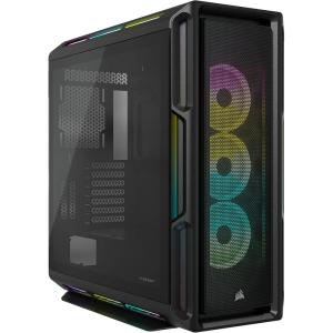 Corsair iCUE 5000T RGB Mid-Tower ATX PC Case-208 Individually Addressable RGB LEDs-Fits Multiple 360mm Radiators-Easy Cable Management-3 Included Corsair LL120 RGB Fans(PC Case)