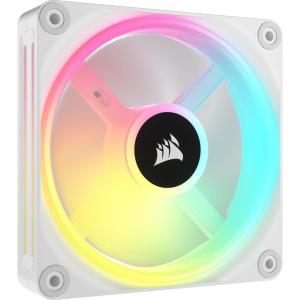 Corsair iCUE Link QX120 RGB 120mm Magnetic Dome RGB Single Fan – White(White)