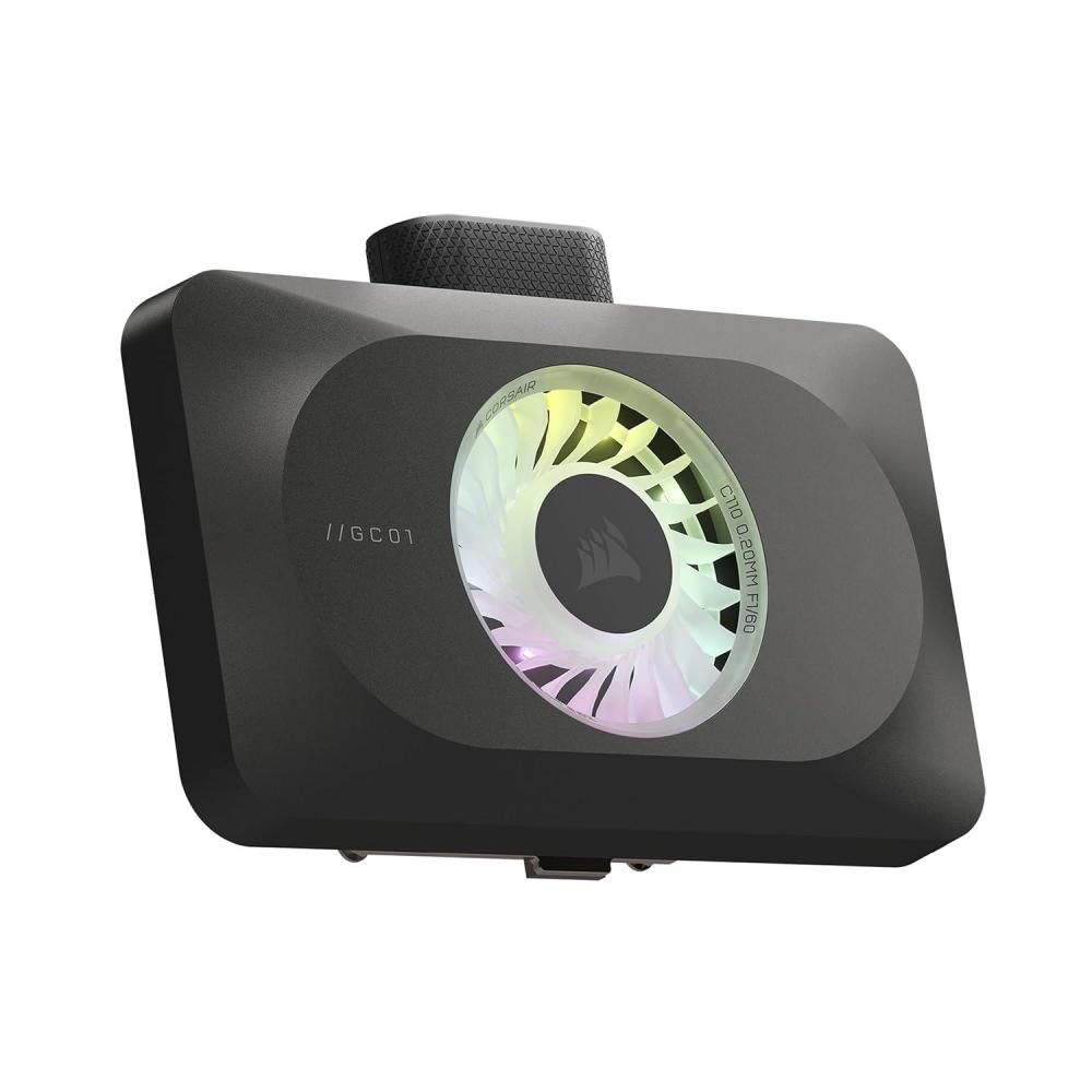 imageCORSAIR iCUE Link XG3 RGB Hybrid GPU Water Block  Hybrid Custom Cooling  Fits NVIDIA RTX 4070 and 4070 Ti  Black020mm