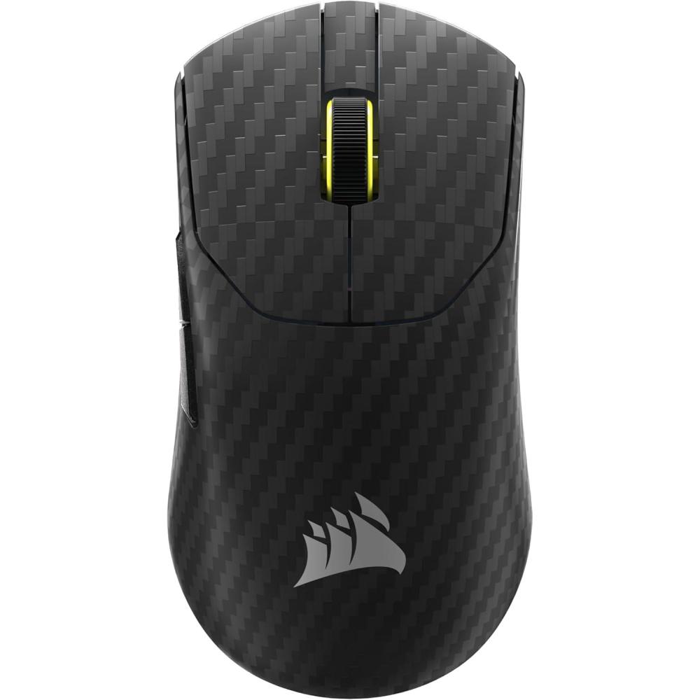 imageCorsair Sabre v2 PRO Wireless CF FPS Gaming Mouse  33000 DPI Marksman S Sensor 8000Hz HyperPolling Carbon Fiber Unibody Lightweight Up to 120hr Battery  Black