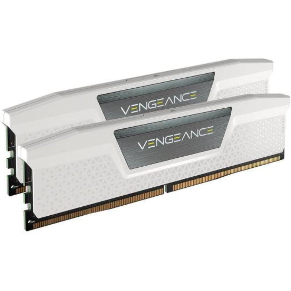 imageCORSAIR Vengeance DDR5 RAM 96GB 4x24GB 5600MHz CL40 Intel XMP iCUE Compatible Computer Memory Black CMK96GX5M4B5600C40White