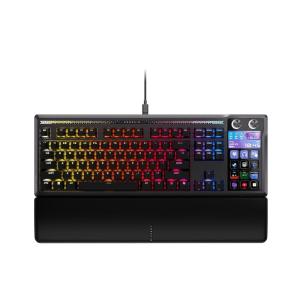 Corsair Galleon 100 SD RGB Mechanical Wired Gaming Keyboard – QWERTY US, Stream Deck-Integrated, Pre-Lubed MLX Pulse Thocky Hotswappable PBT Double-Shot Switches, FlashTap SOCD, 8,000Hz – Black