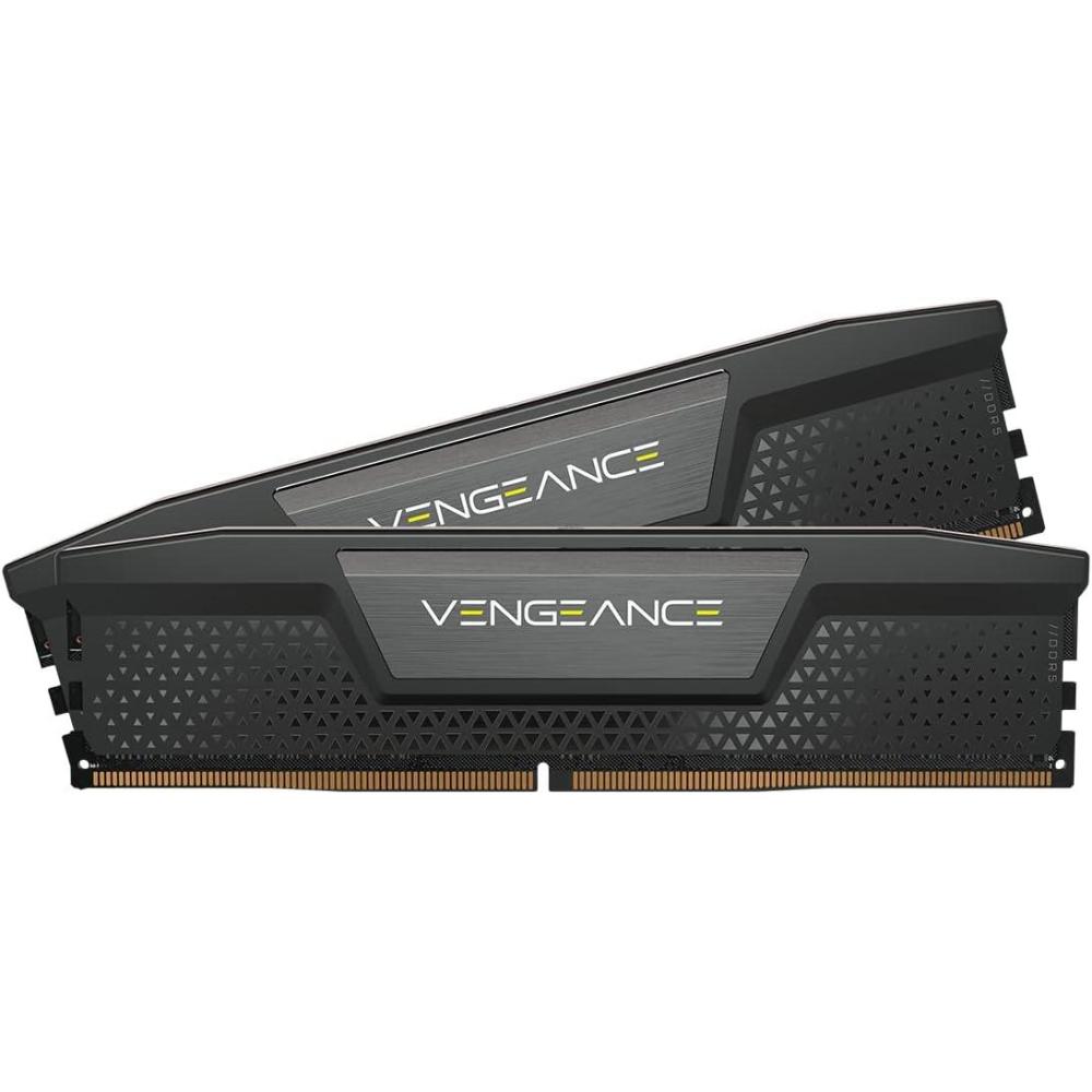 imageCORSAIR Vengeance DDR5 RAM 96GB 2x48GB 6800MHz CL40 Intel XMP iCUE Compatible Computer Memory  Black CMK96GX5M2B6800C4064GB 2x32GB