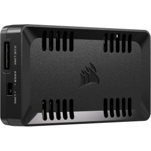 CORSAIR Commander Duo iCUE Link RGB Lighting and PWM ARGB Fan Controller – Control 12 Daisy-Chained PWM Fans, Two Flexible Temperature Sensors Included – Black