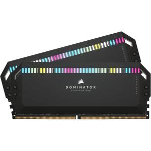 CORSAIR Dominator Platinum RGB DDR5 RAM 32GB (2x16GB) 6000MHz CL36 Intel XMP iCUE Compatible Computer Memory – Black (CMT32GX5M2E6000C36)(Black)