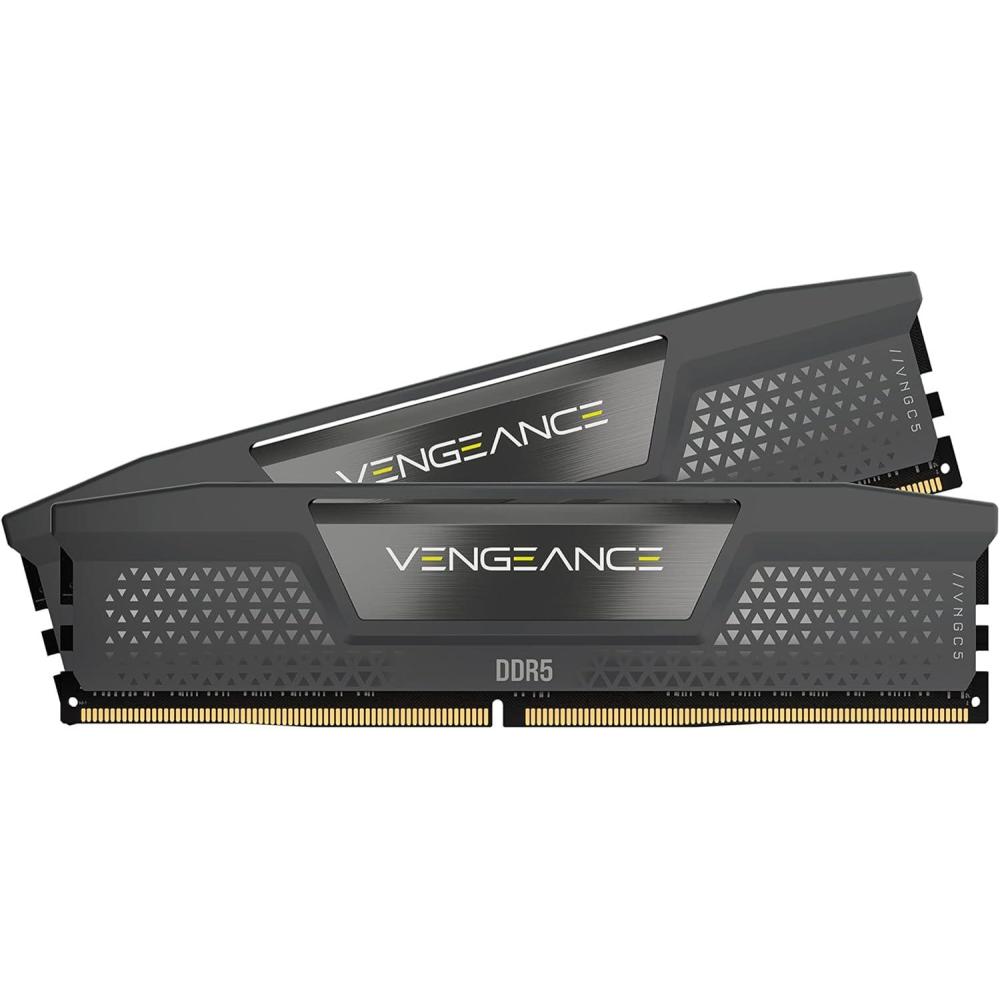 imageCORSAIR Vengeance DDR5 32GB 2x16GB DDR5 6000MHz CL36 AMD EXPO Intel XMP iCUE Compatible Computer Memory  Gray CMK32GX5M2E6000Z3632GB 2x16GB