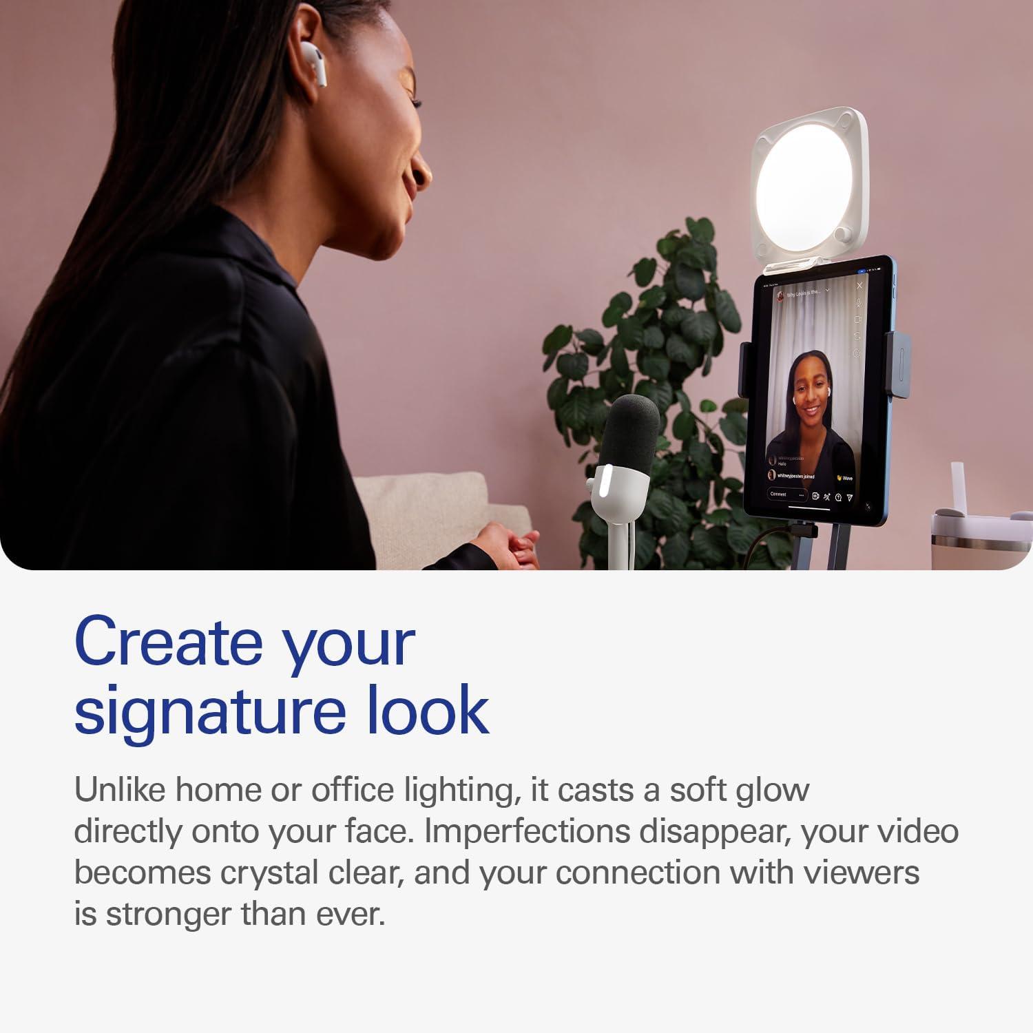 imageElgato Key Light Neo Professional Video Call Light No Glare Adjustable Monitor Mount Manual or WiFi Control OfficeStreaming TeamsZoomSlackTwitchYoutube PlugnPlay on Laptop PC Macwhite