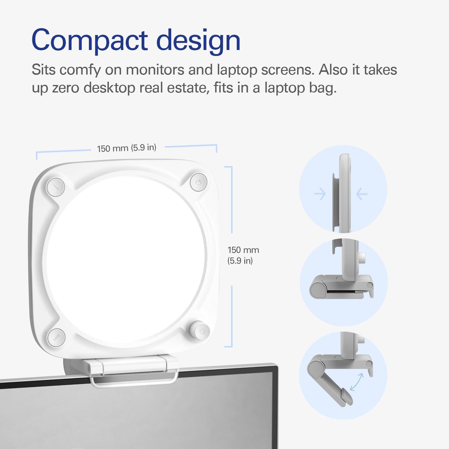 imageElgato Key Light Neo Professional Video Call Light No Glare Adjustable Monitor Mount Manual or WiFi Control OfficeStreaming TeamsZoomSlackTwitchYoutube PlugnPlay on Laptop PC Macwhite