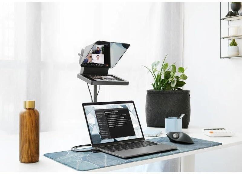 imageElgato Prompter Teleprompter with Builtin Screen for YouTube Twitch Zoom and More 1080 pixels Supports DSLRWebcamSmartphone Drag amp Drop Monitor Display Works with MacPC amp Stream DeckPrompter