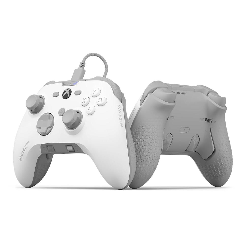 imageSCUF VALOR PRO Wired Performance Xbox Controller  Customizable Back Paddles Instant Triggers Hall Effect Thumbsticks Audio Controls Xbox Series XS Xbox One Windows PC  Steel GrayWhite