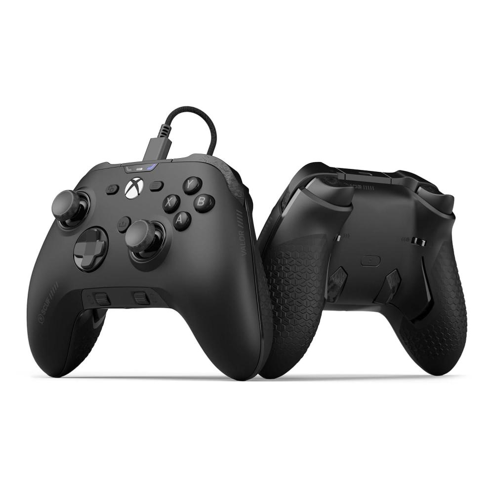 imageSCUF VALOR PRO Wired Performance Xbox Controller  Customizable Back Paddles Instant Triggers Hall Effect Thumbsticks Audio Controls Xbox Series XS Xbox One Windows PC  Steel GrayBlack